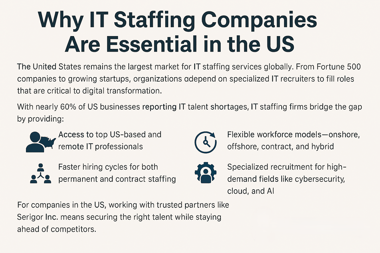 Future of IT staffing solutions USA 2026